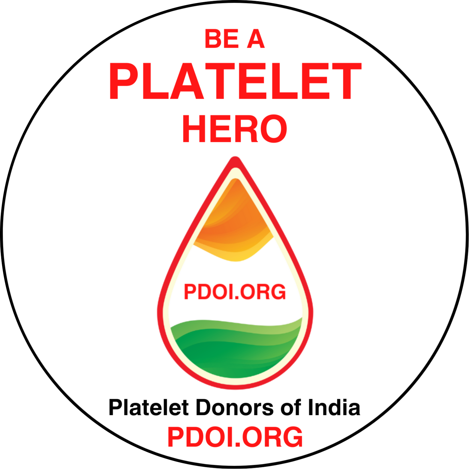 PDOI - Platelet Donors of India / BDOI - Blood Donors of India